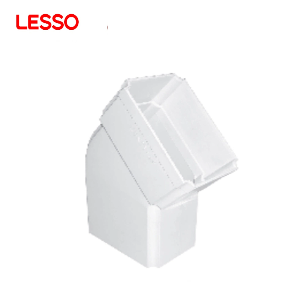 OEM Supported Square-Water-out-Elbow (side) PVC Material Equal Shape Square Head Fiitings for Pipe Connection