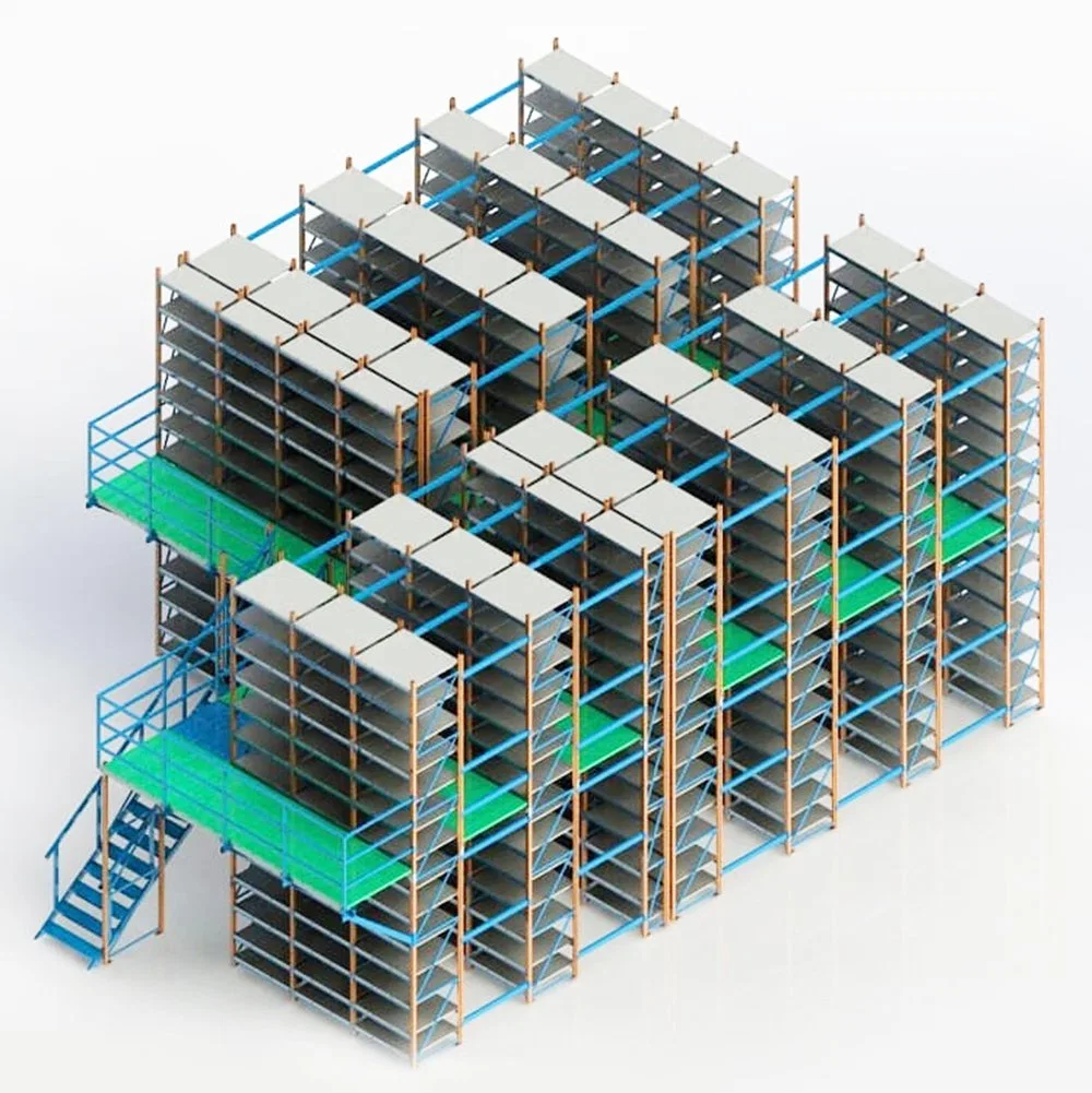 Steel Mezzanine Platform Multi Level Storage Racking