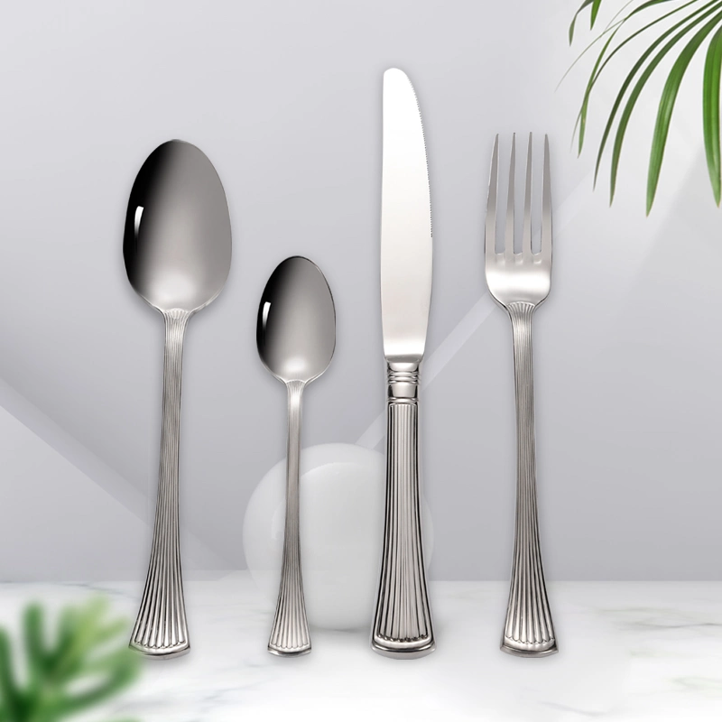 Luxury Hotel Knife Spoon and Fork Stainless Steel Cutlery Set
