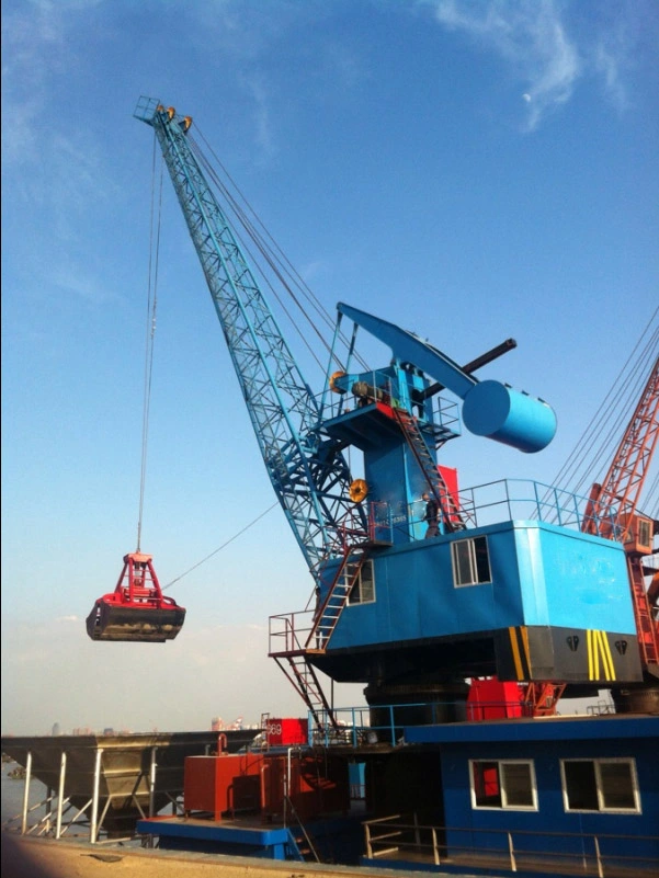 25T elevación de la pluma elevación eléctrica grúa de barco brazo hidráulico Marine Grúa flotante cubierta