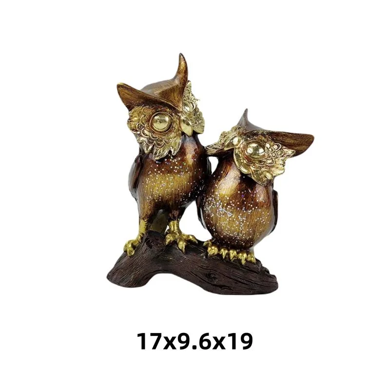 Factory Customized Garden Owl Resin Gift Polyresin Decoration