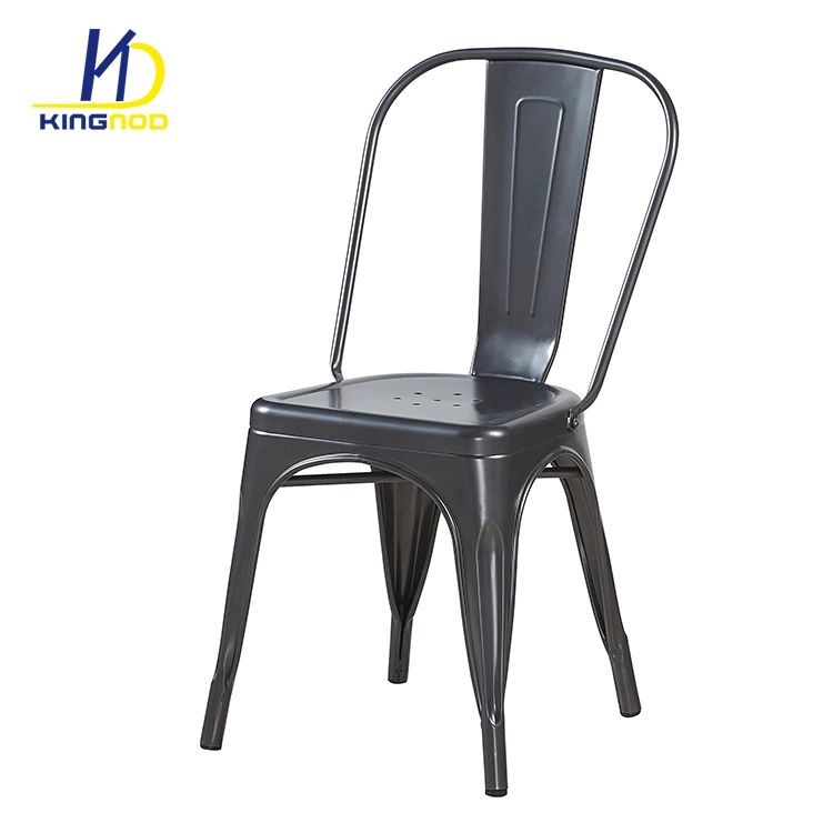 Commercial Industrial Bistro Cafe Hotel Iron Restaurant Stackable Tolix Metal Chair