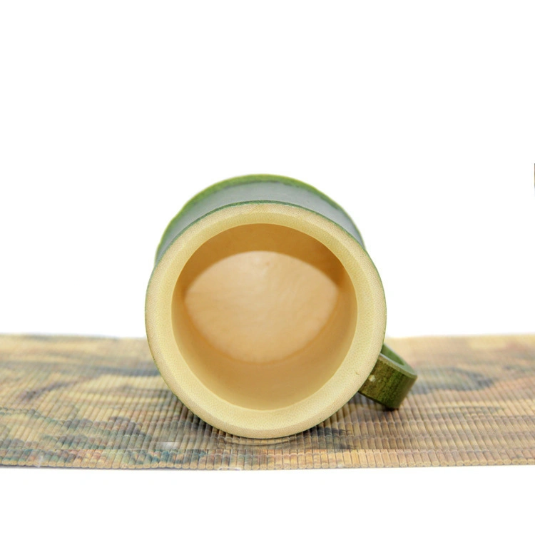 Hot Selling Tea Cup 100% Natural Bamboo Cup with Handle