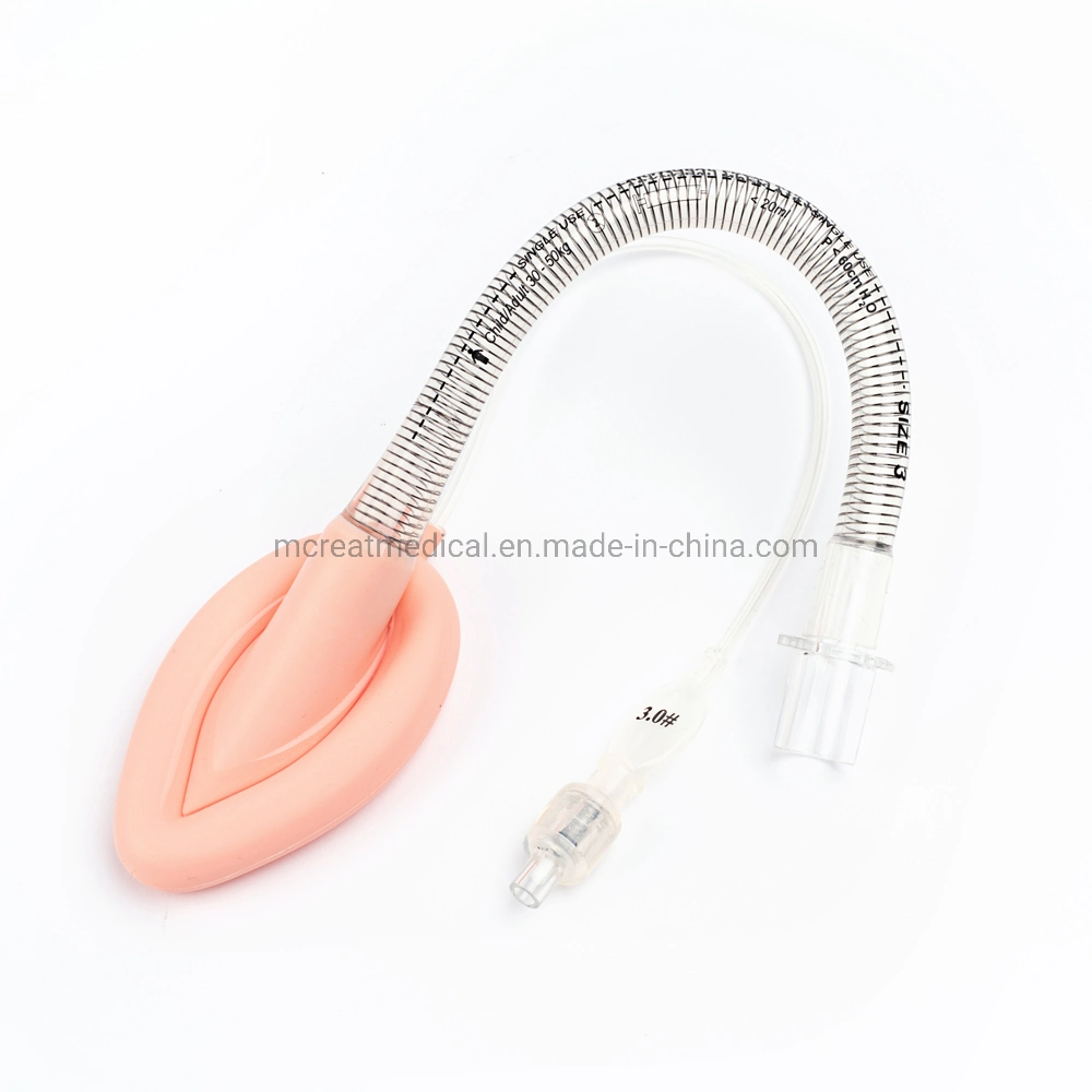 Disposable Flexible Silicone Laryngeal Mask Airway Reinforced with CE& ISO