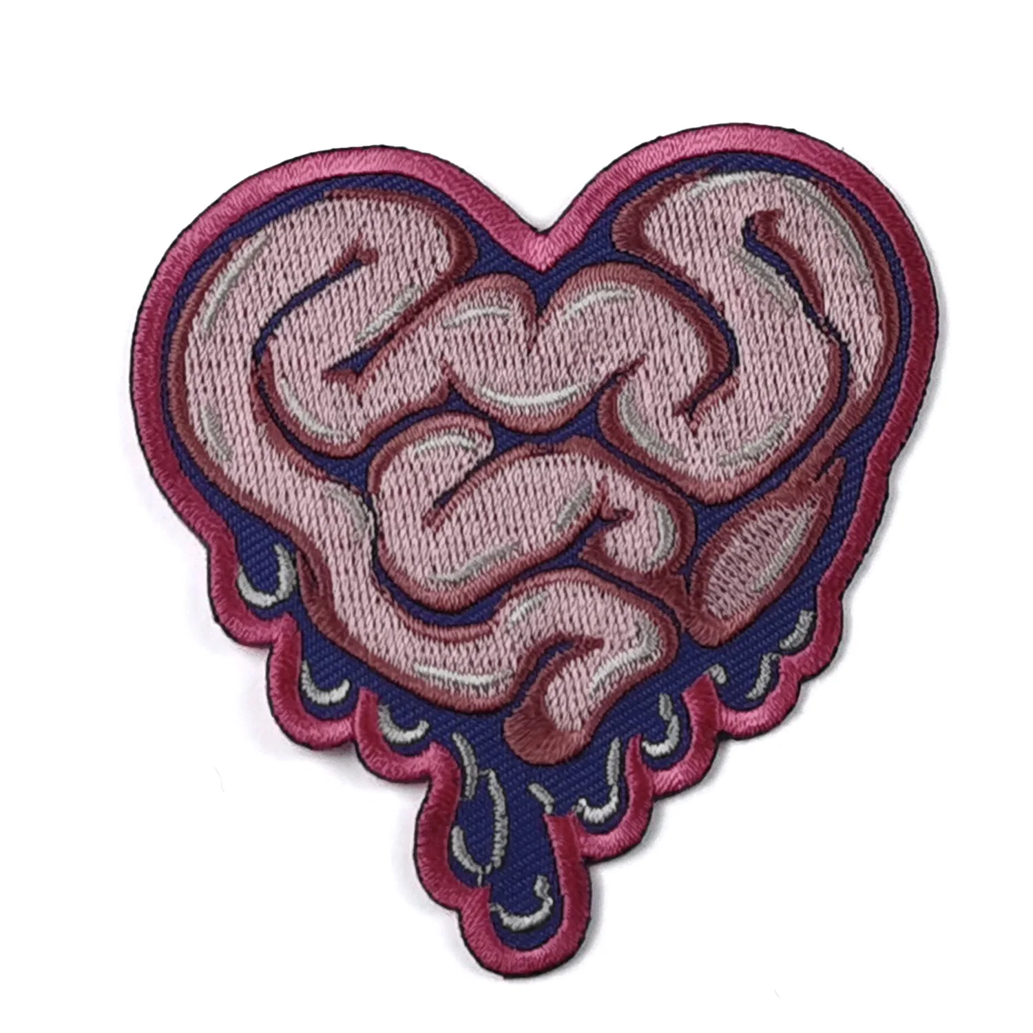 New Fashion Design Embroidery Custom Logo Iron on Patches for Clothes/Shoes/Bags