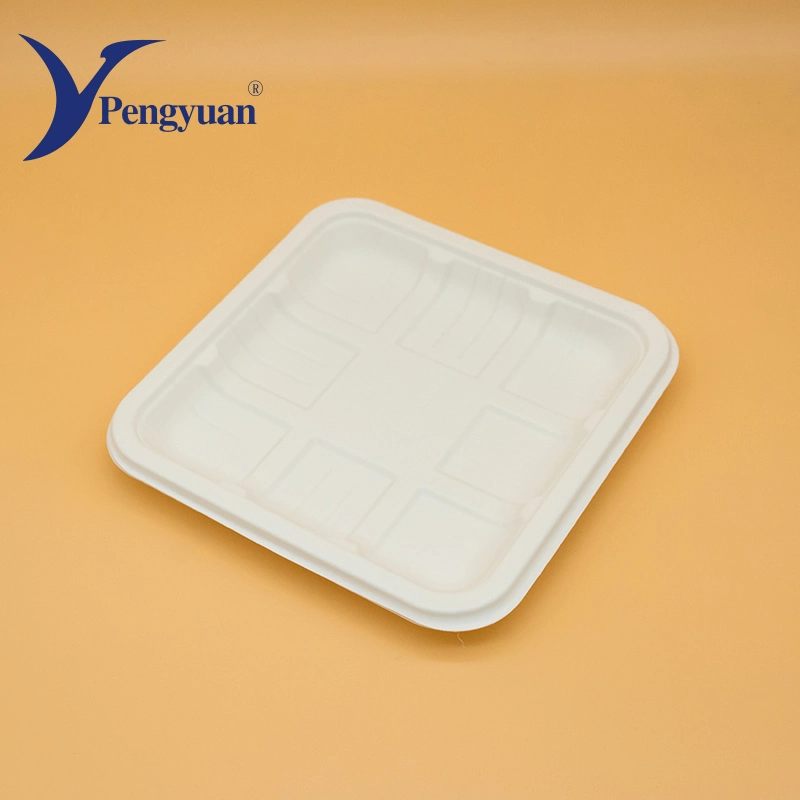 Corn Starch Disposable Paper Food Tray