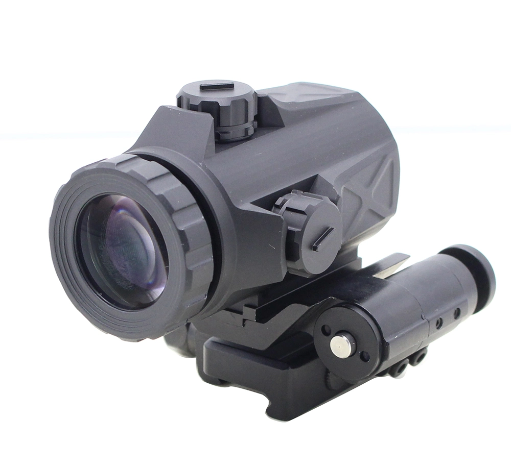 Elevated Flip-to-Side Mount IP67 Rated Tactical Weapon DOT Sight 3X22 Magnifier