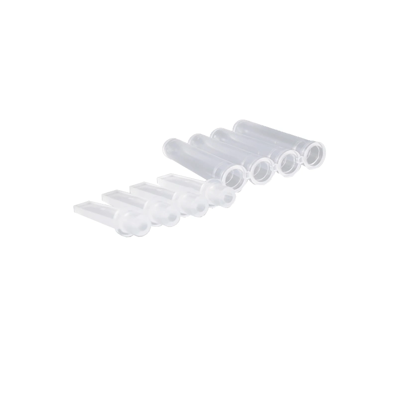 Laboratory Plastic PP PCR 4 Strip Tubes Dnase Rnase Free 0.1ml PCR Strips