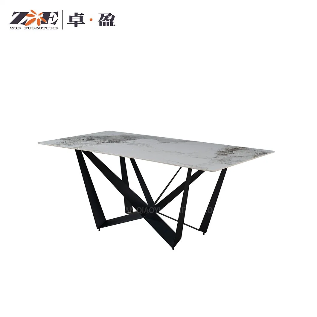 Modern Design New Dining Room Furniture Marble Top Round Dining Table