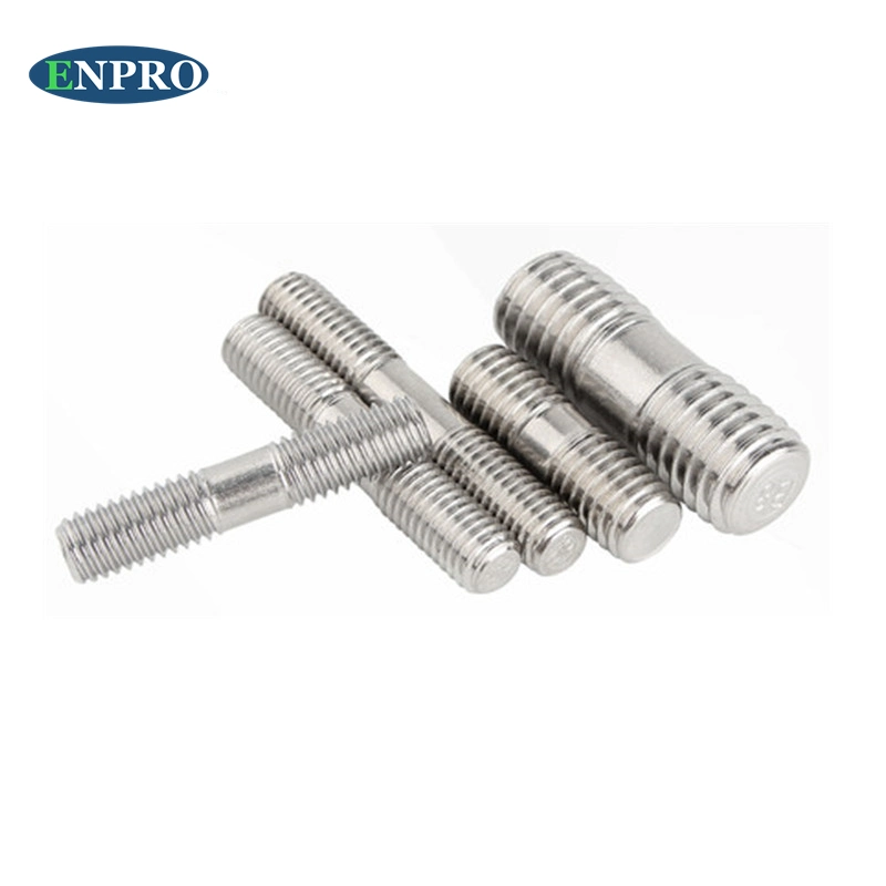 304 Stainless Steel Double Head Two End Threaded Rod