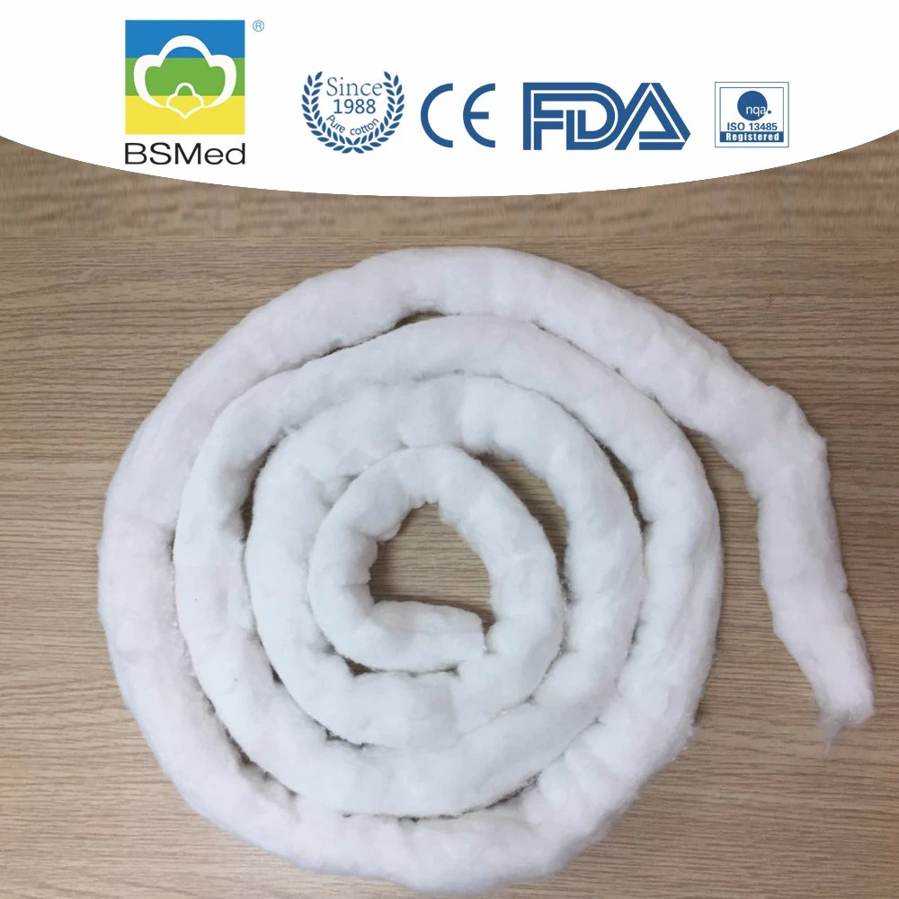 Super Soft White Absorbent Cotton Coil for Beauty Salon