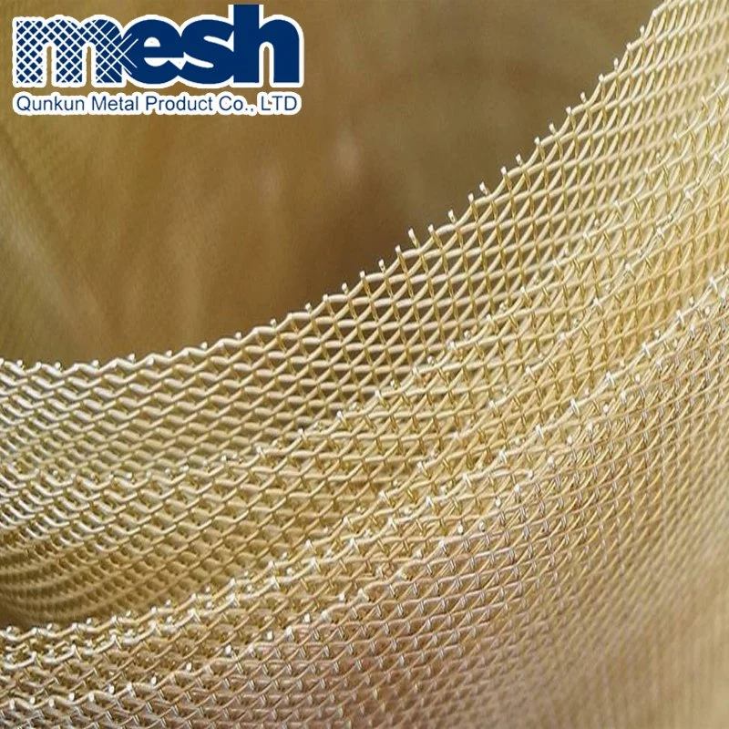 EMI Shielding Magnetic Material 50 Mesh Brass Wire Cloth for Us Marketing