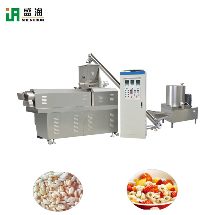 Shengrun Inox material Processing Line Delicious Corn flakes Food Linha de processamento