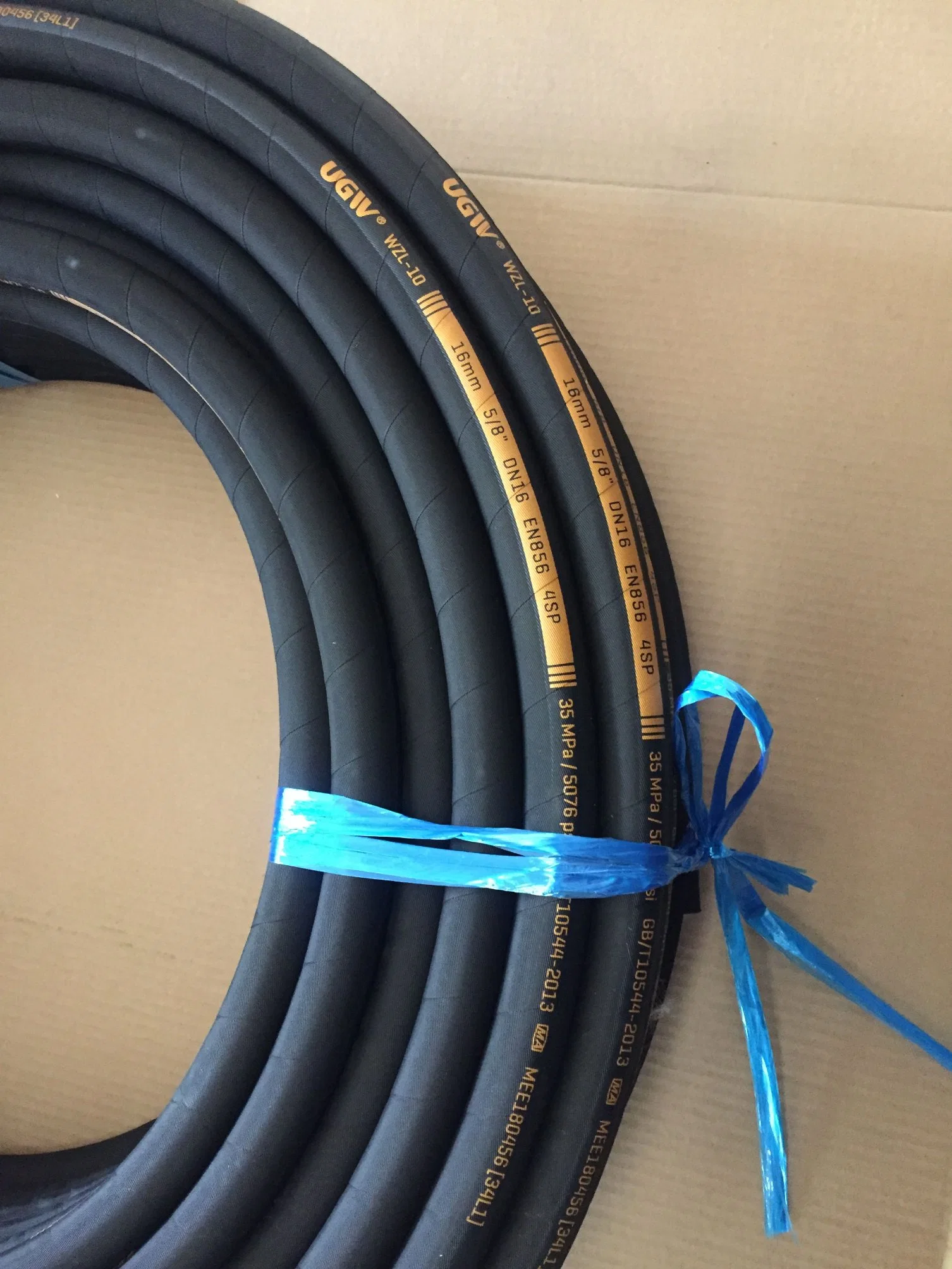 High quality/High cost performance  Air Water Hose Fiber Steel Wire and Fiber Braided Reinforcement Hydraulic Hose Pipe for Oil/ Water/ Air