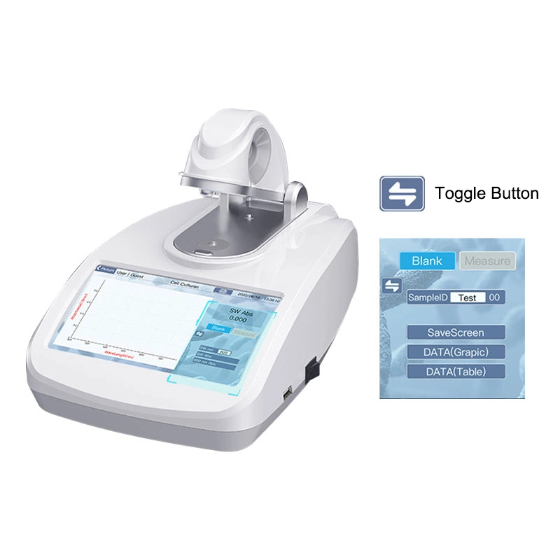 Ultra Micro UV Visible Spectrophotometer Nanodrop Spectrometer