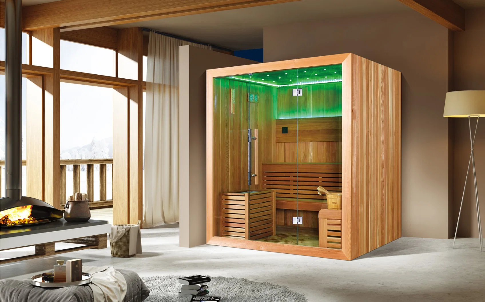 Monalisa high Quality Sauna Room /Cabin, Sauna Steam Room Box M-6044