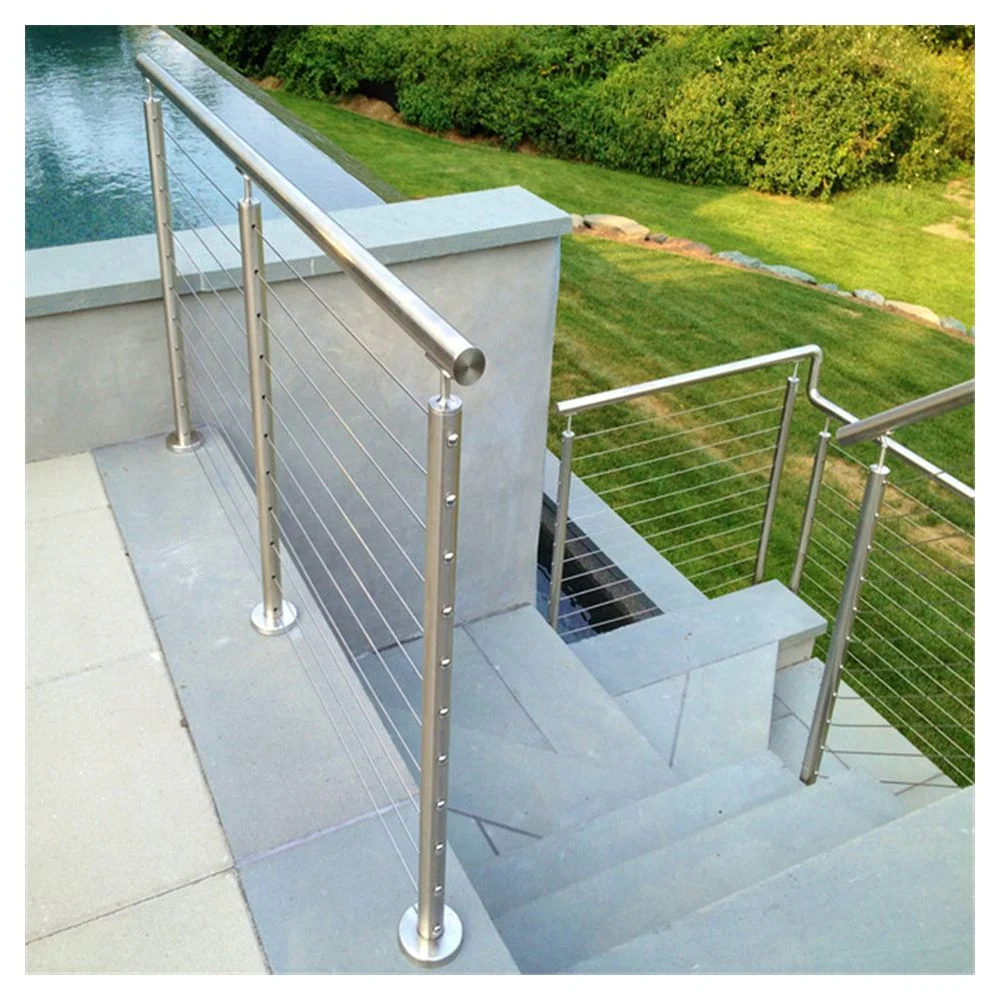 Cheapest Price Outdoor Railing Steel Cable Railing Balcony Railing