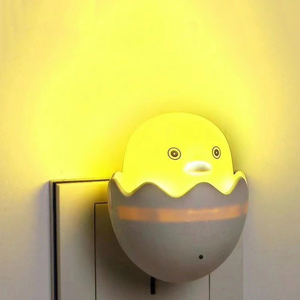 Yichen Cartoon Yellow Duck Shaped AC Power LED Night Sensor Light