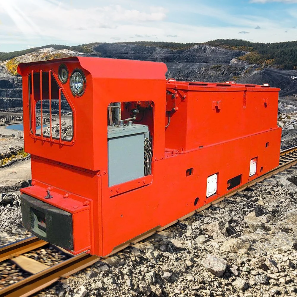 Сертификация CE Cjy Diesel Railway Battery Underground Mining Trolley Свинцово-кислотные аккумуляторные батареи Взрывостойкий узкокалиберный локомотив