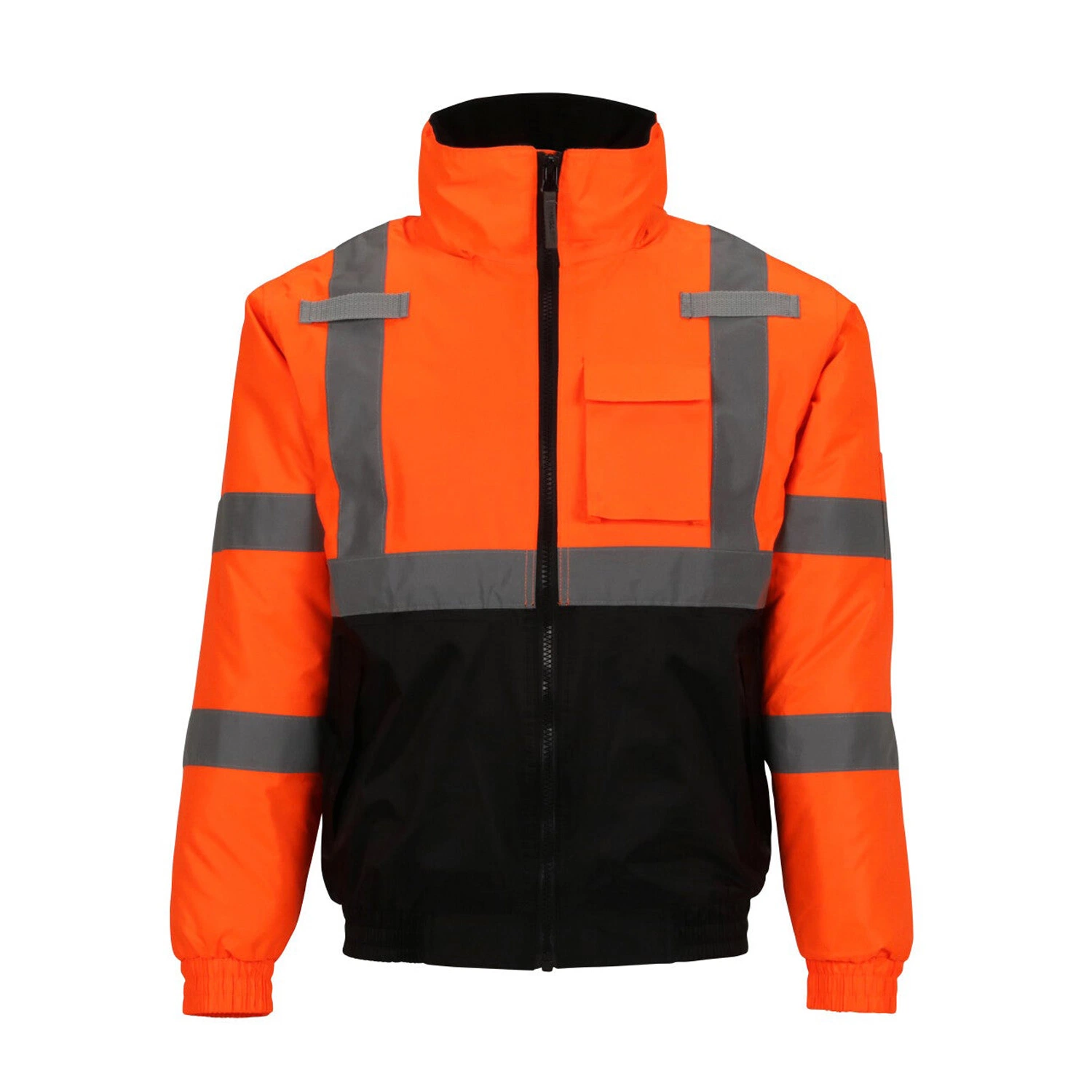 Safety Reflective Jackets High Visibility Waterproof Roadway Safety Clothing Workwear Jacket