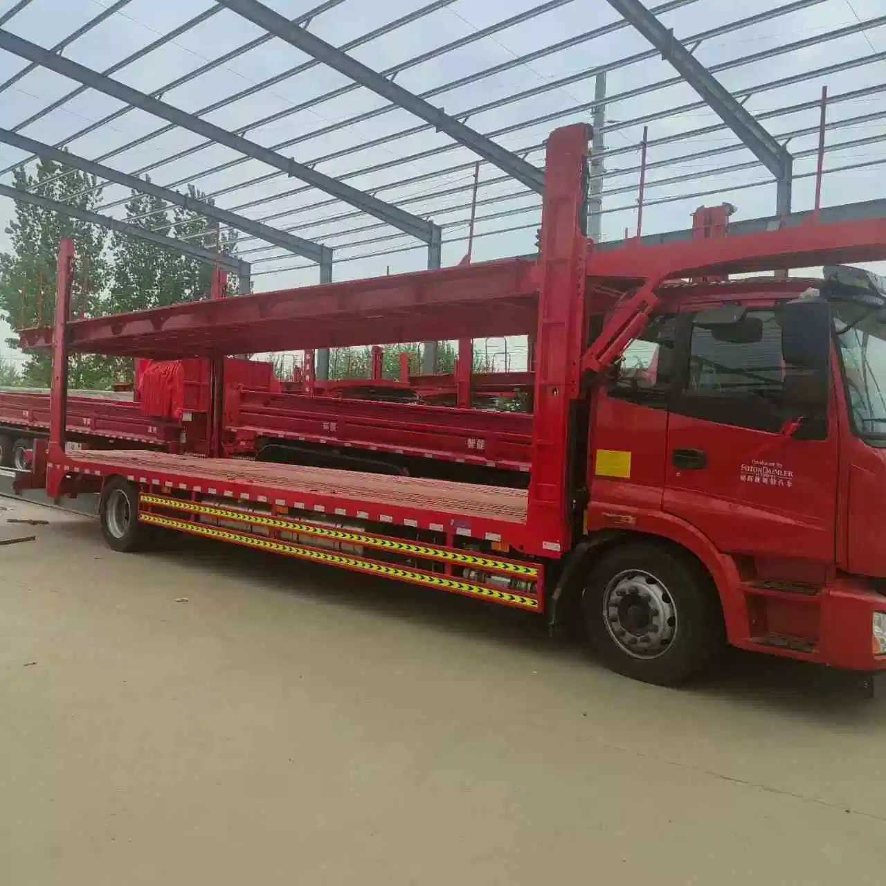 2 Axle Double Level/Deck Opened Design Euro Style Car Carrier Truck Trailer Car Trailer