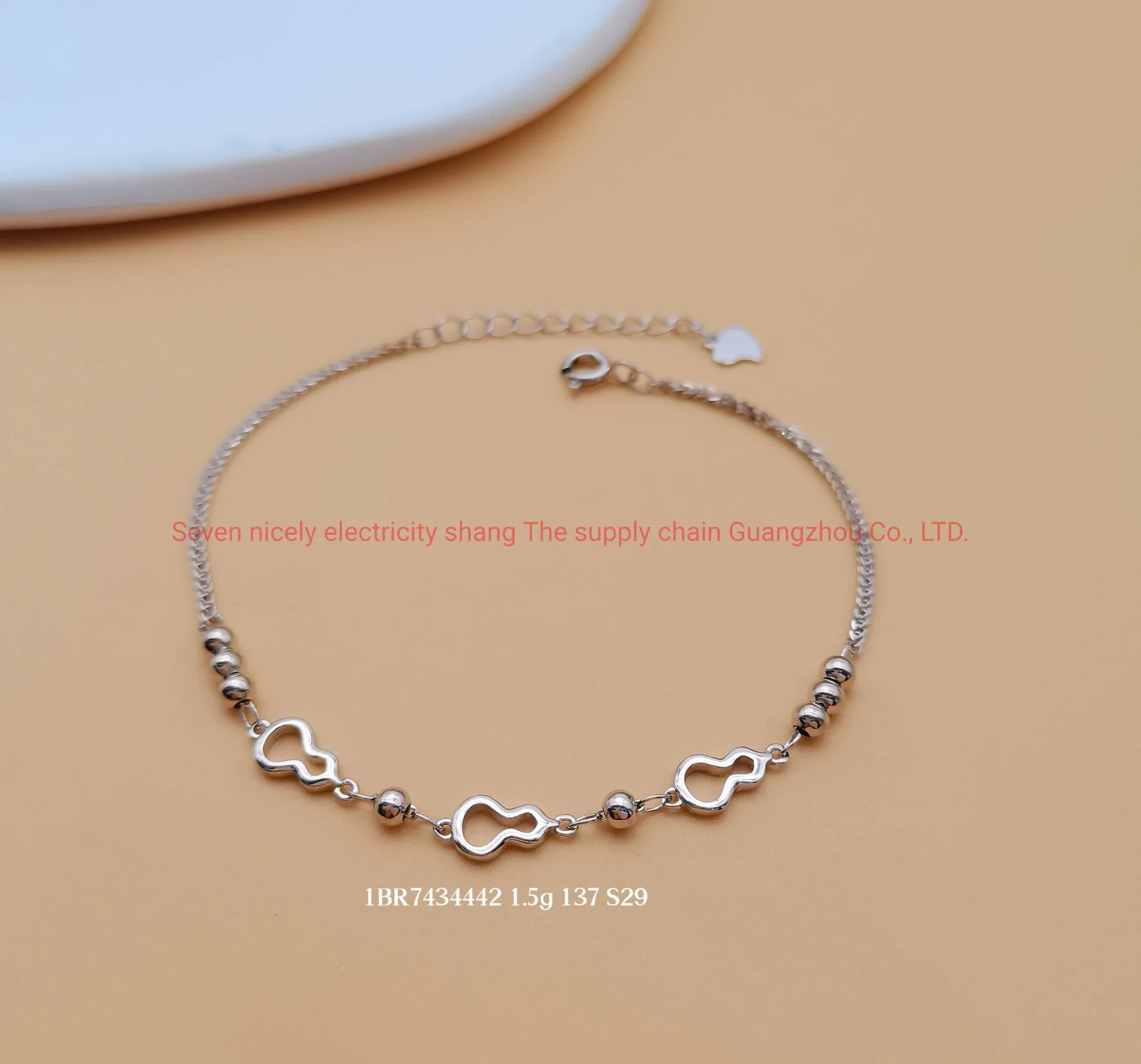 Mode Heißer Verkauf Custom Schmuck 925 Sterling Silber Neues Design Blumen Armband mit CZ Großhandel Schmuck