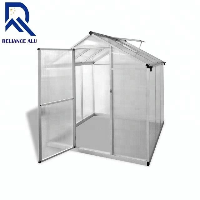 Prefab Aluminium Hobby Garden Indoor Polycarbonate Flower Mini Green House