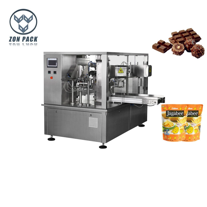 Multi-Function Chocolate Candy Snack Food Packing Pouch Packing Machine