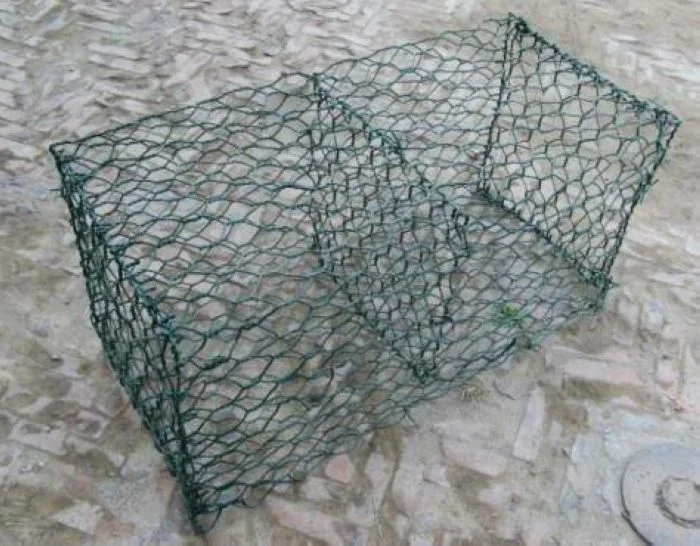 O hexagonal galvanizado Gabião Wire Mesh Gabião Caixa para construção