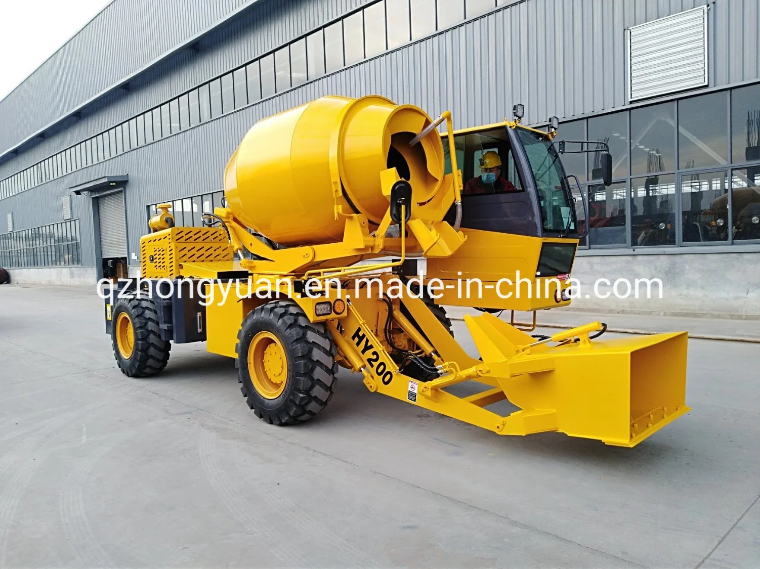 2cbm Self Loading Mobile Concrete Cement Mixer Construction Mixing Machine