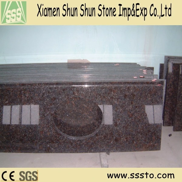 Hot Sell Tan Brown Granite Countertops Vanity Tops