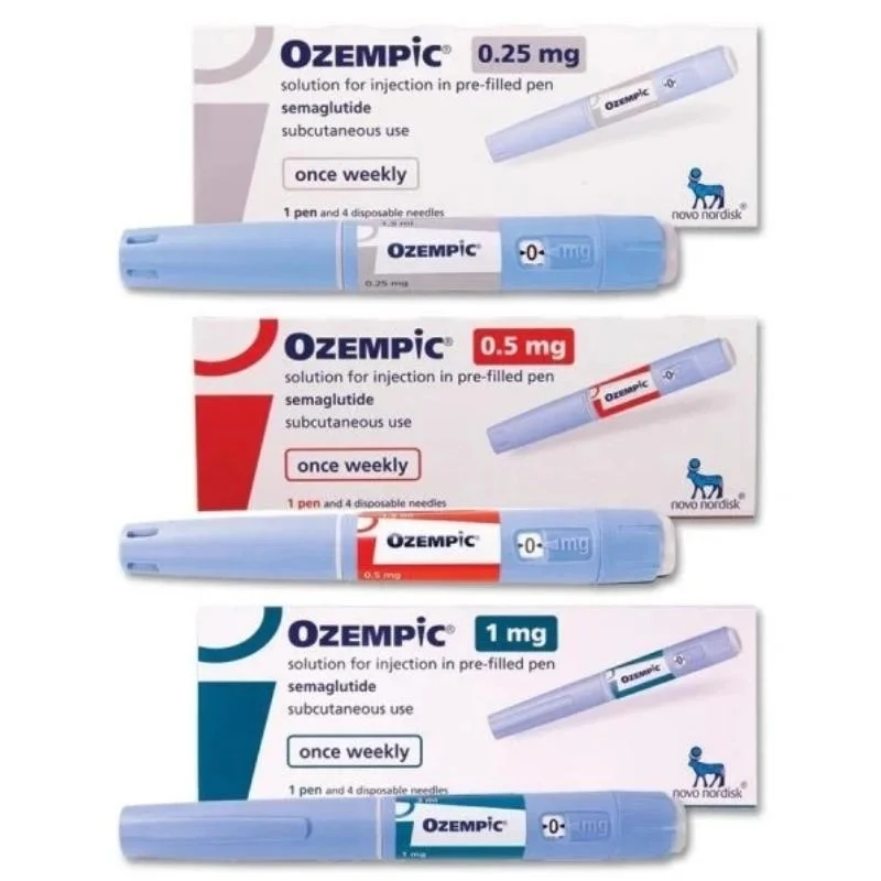 Coreano genuino caliente Nuevo producto Seguro Farmacéutico de larga duración intermedio Semaglutide Wegovyy Ozempicc Saxendas Victoza 0,25mg 1mg pluma de dosis