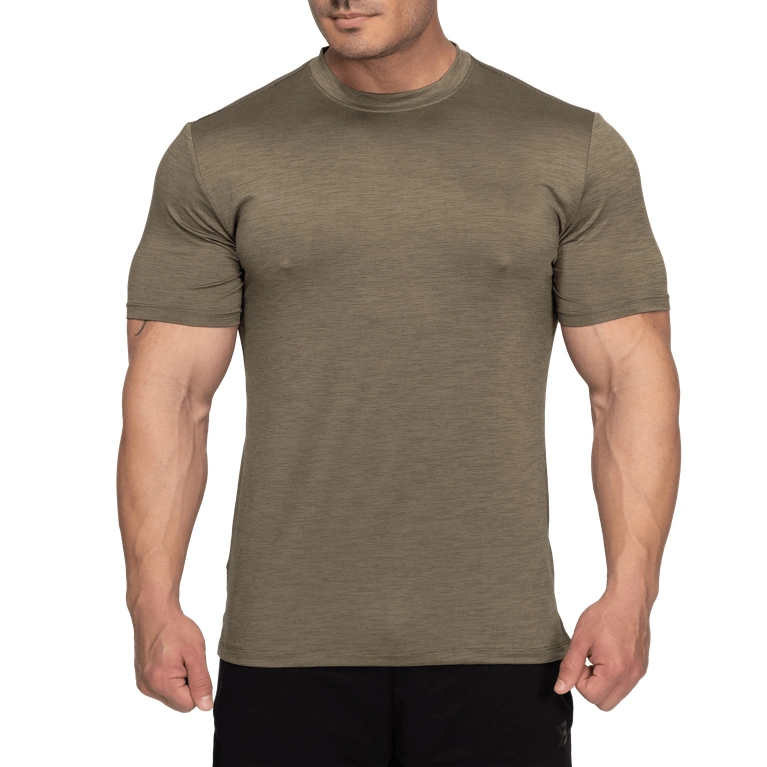 Commerce de gros muscle blanc T-shirts Tee-shirts Dri Fit Mens exécutant