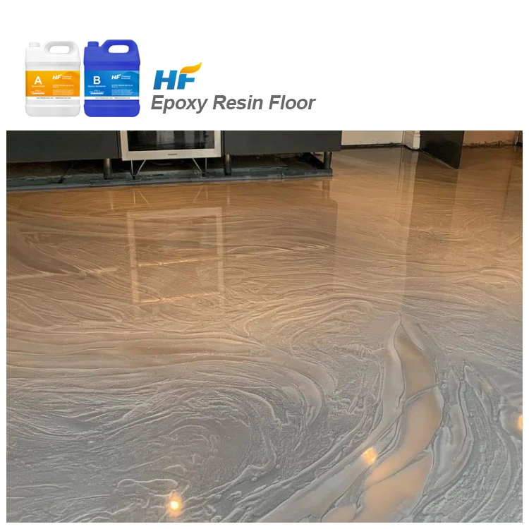 Fantastic Self Leveling Kitchen Chemical Epoxy 3D Floor Paint System