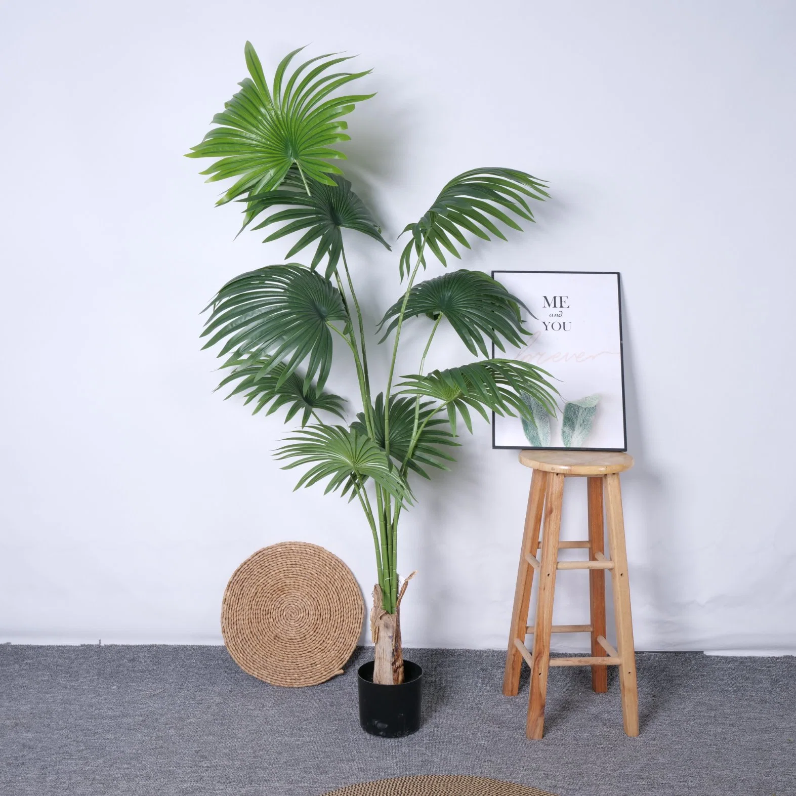 Indoor Decoration Artificial Plants Plastic Bonsai Artificial Tree Pot