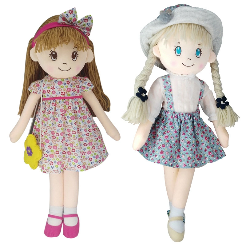 Plush Girl Rag Doll Stuffed Character Toys for Girls Dolls