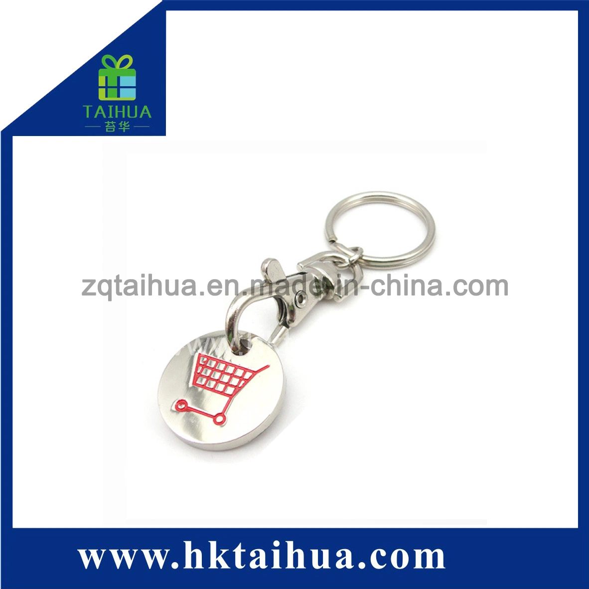 Hot Custom Leather Keychain with Metal (TH-05064)