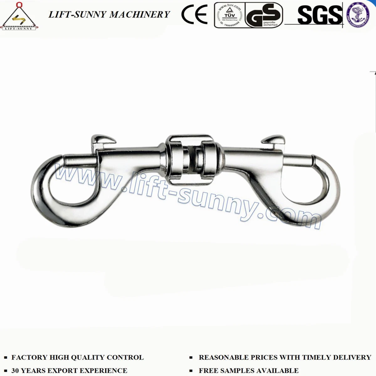 117mm Double Head Zinc Die Cast Swivel Snap Hook