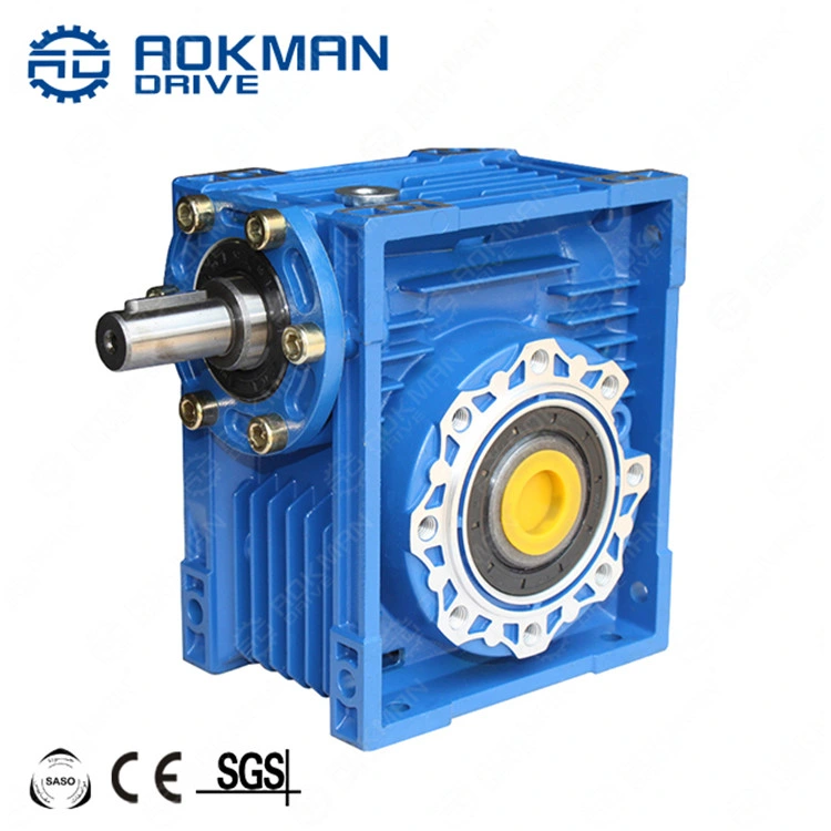RV Series 1: 100 Ratio Speed Reducer Aluminum Alloy Foot Mounted Gear Motor Gearbox