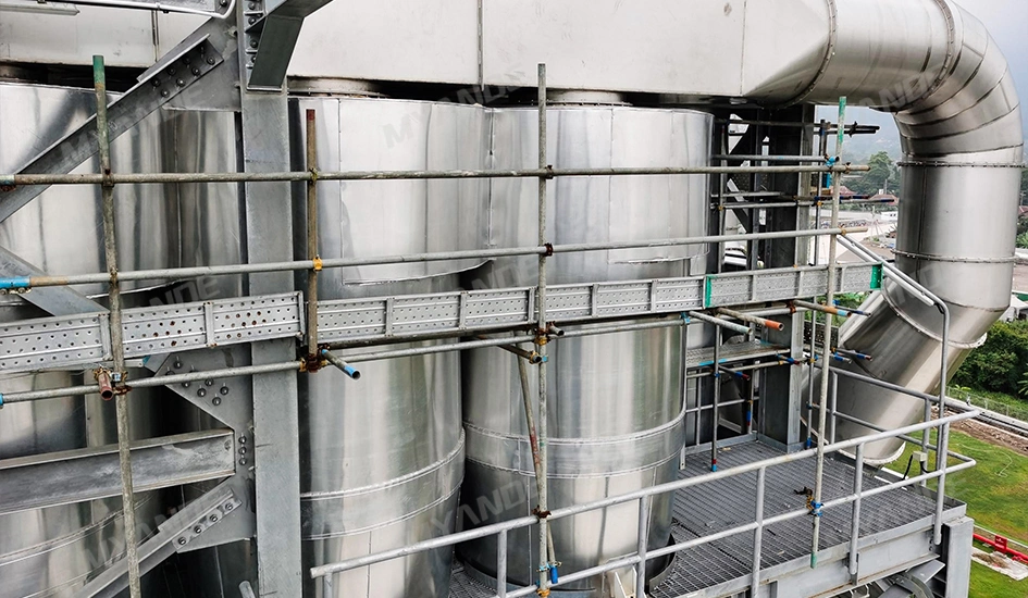 Myande Turnkey Starch Plant Hot Air Drying Machine Maize Starch Corn Starch Positive-Negative Pressure Flash Dryer Machine