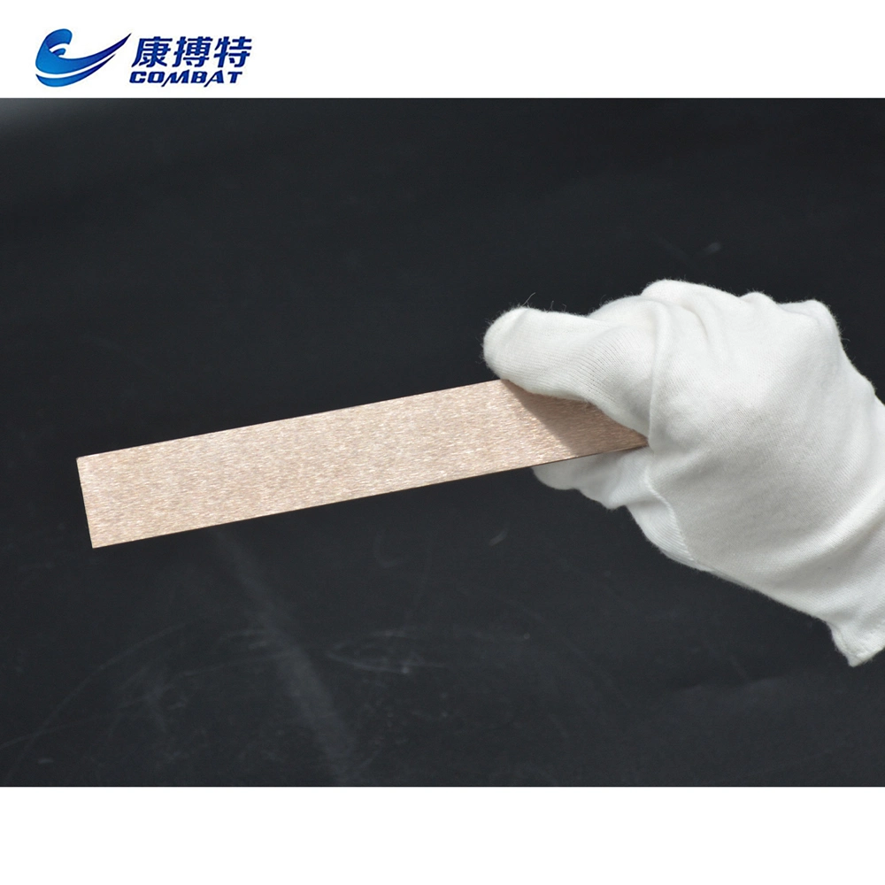 ODM Arc Corrosion Resistance W90cu10 ASTM B702 for Missile Special Purpose Materials Tungsten Copper Alloy Bar