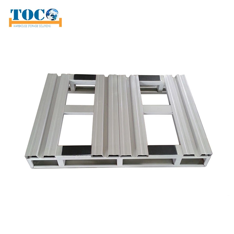 China Manufacturer Single Faced Heavy Duty Metal Pallet with Non-Skid Surface