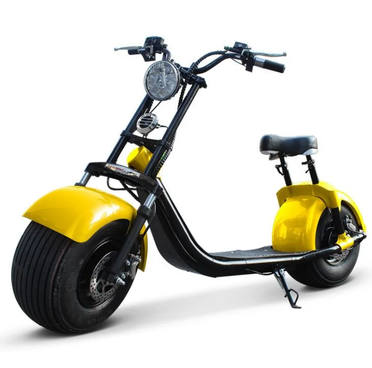 Entrepôt Europe COC CEE vélo électrique Big Wheel Fat Pneus scooters électriques moto City Coco Harley scooter électrique