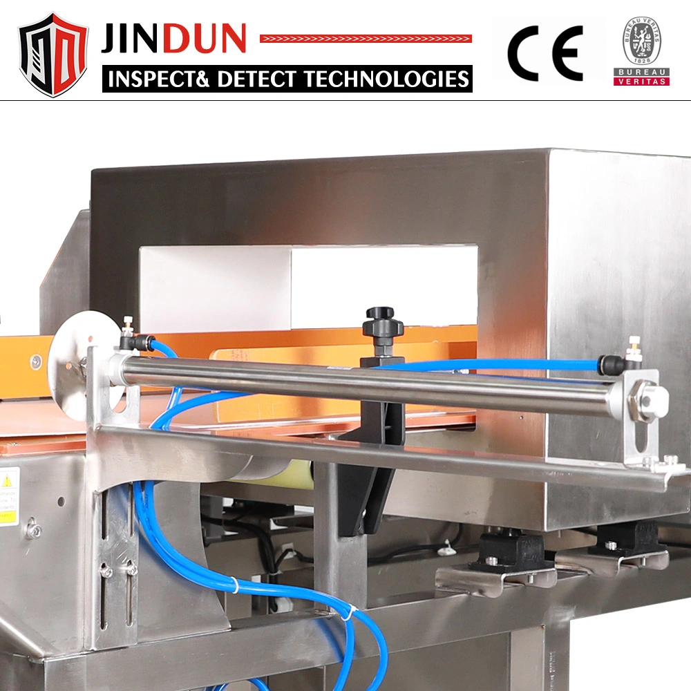 High Performance Industrial Food Metal Detector Machine with Rejector