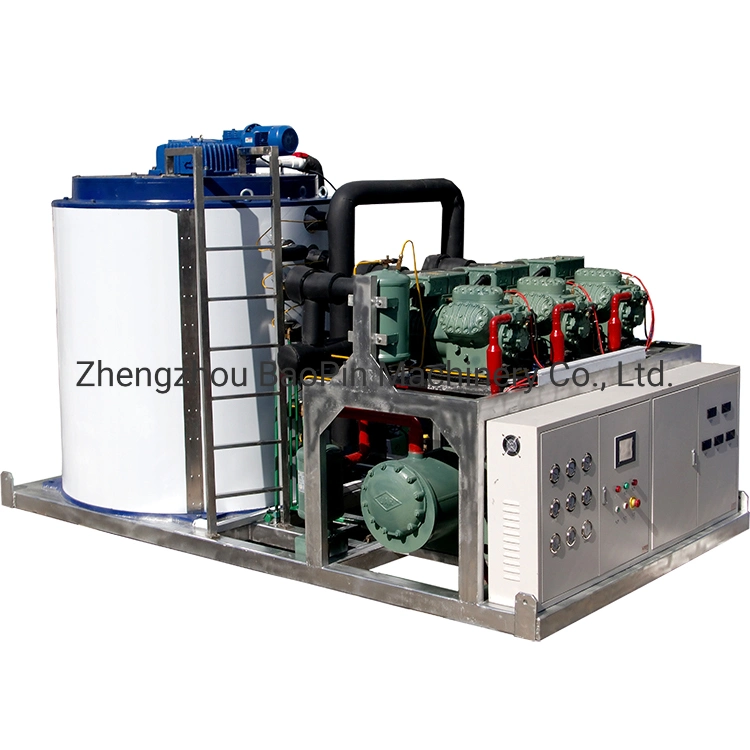 20t Équipement de réfrigération commercial à grande capacité automatique de l'industrie des machines à glace.