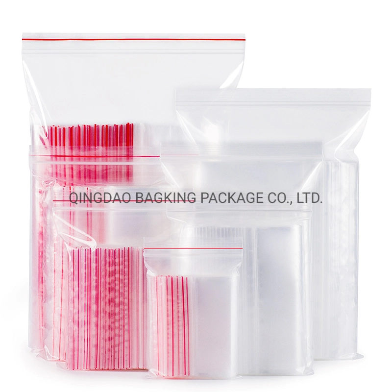 Plástico personalizado Material LDPE 2mil LDPE Ziplock Baggies Transparente 3X4 pulgadas