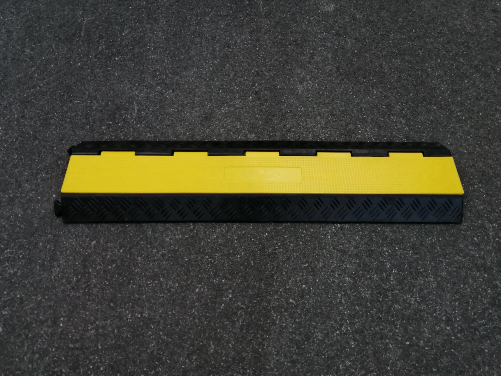 2 Channel Rubber Cable Protector for Roadway Safety