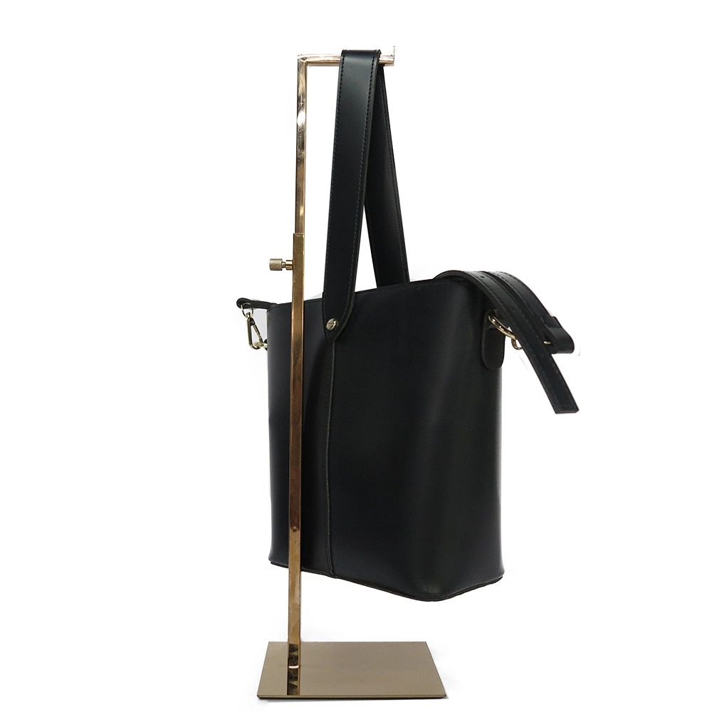Custom High Quality Mirror Polished Stainless Steel Handbag Display Rack