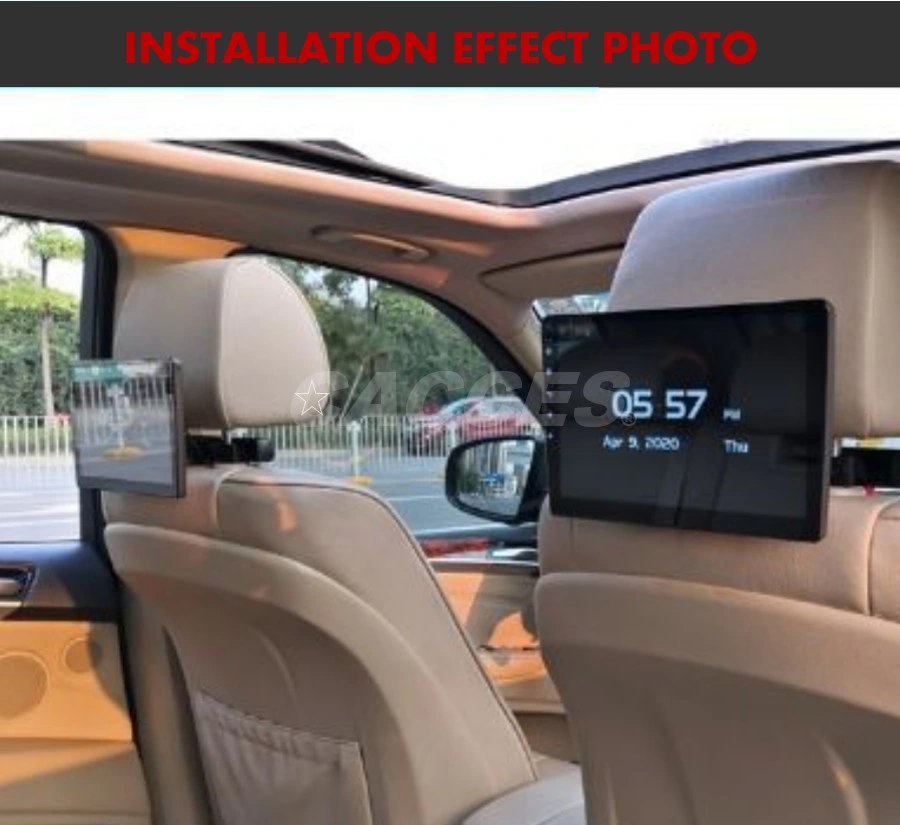 10,1 pulgadas FHD 1080p actualización de coche reposacabezas reproductor de vídeo con 2,4G/5g WiFi,Android 10 reposacabezas de TV para coche,sistema de entretenimiento trasero para coche,sincronización Vínculo espejo de teléfono de pantalla