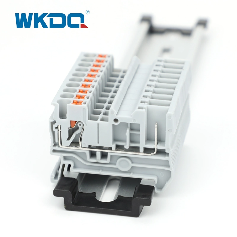 PT 2.5/1p Plug-in Connection 2.5mm Feed Through DIN Rail Terminal Blocks